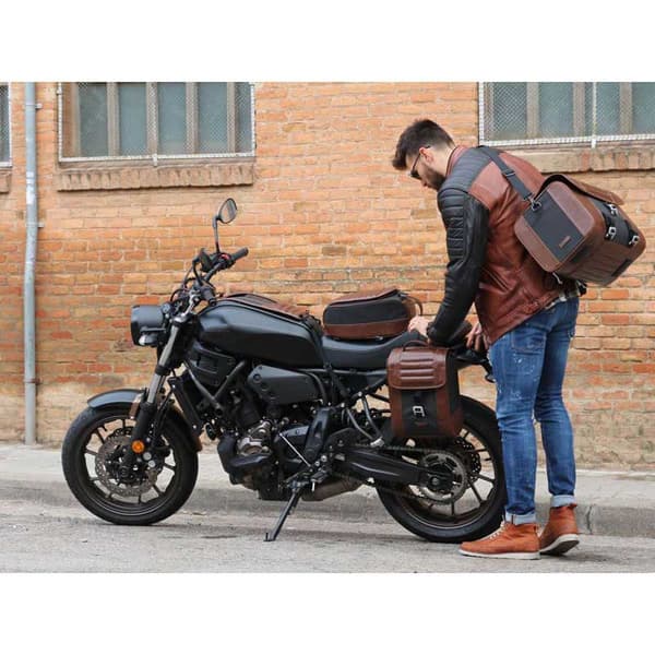 Shad Sivulaukku Sr38 Cafe Racer 10l Ruskea