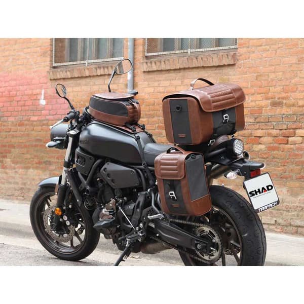 Shad Sivulaukku Sr38 Cafe Racer 10l Ruskea