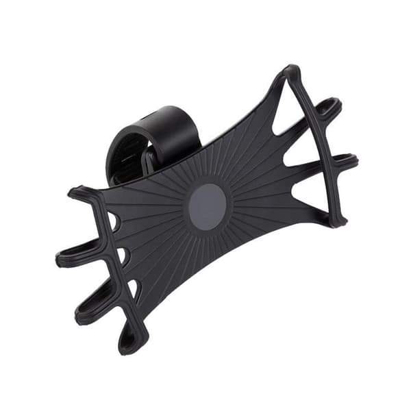 Swivel Cykelhållare Silikon med Replaceable Head - Svart