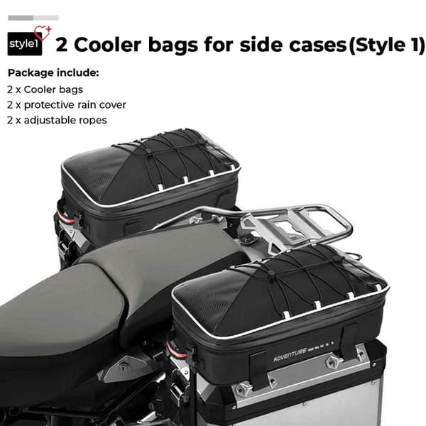 Motorcykel Panniers, Bagage Tasker, Honda Africa Twin, Style2 en taske