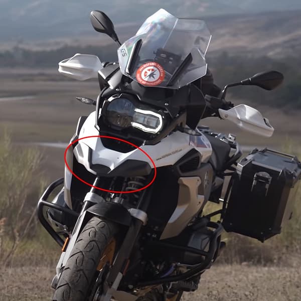 Forlenger forskjerm foran til BMW R1250GS