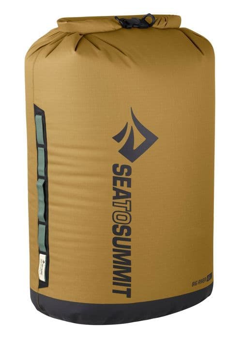 Sea to Summit Khaki bärväska för kvinnor och män - Big River Dry Bag 13L Matt guld 217785