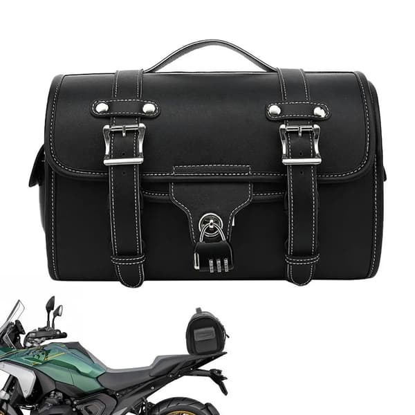 Motorcykel bagagepose, retro design, sikker spænde lukning,BB