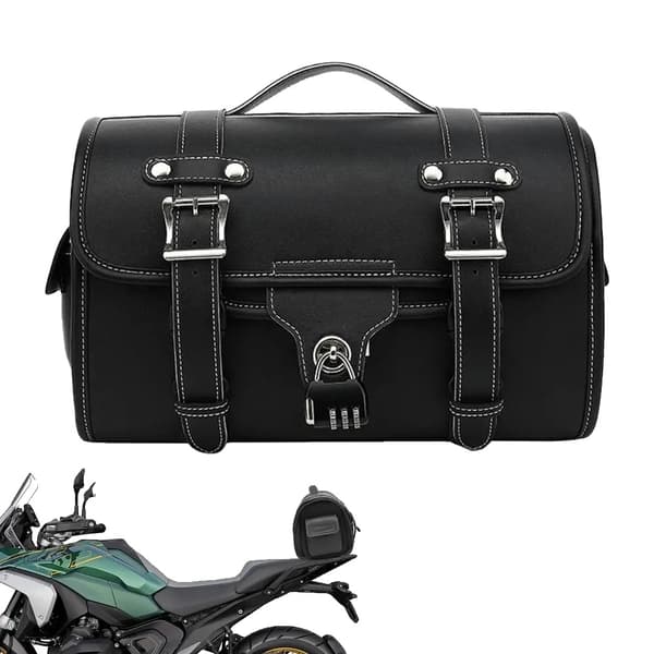 Motorcykel bagagepose, retro design, sikker spænde lukning,BB