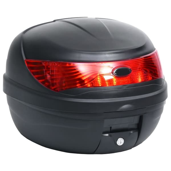 Toppbox för motorcykel och 1 MC-hjälm 35 L