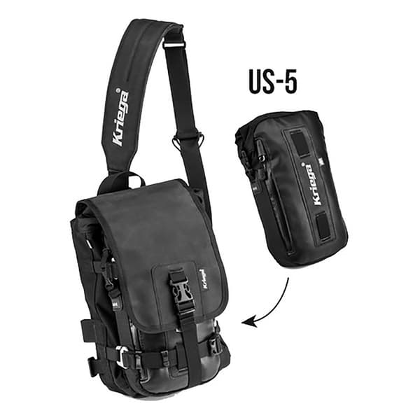 Kriega Messenger Sling 8l Rygsæk Sort
