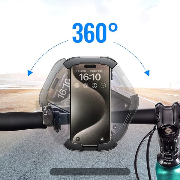 Ugreen Universal Cykeltelefonhållare - Svart
