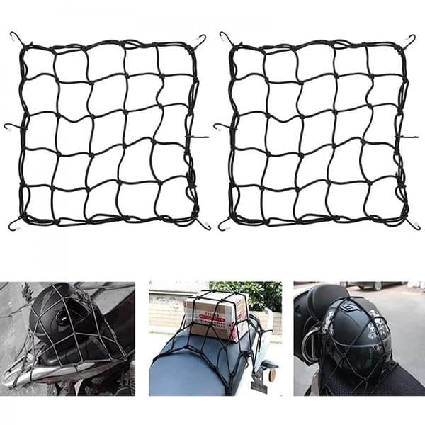 Net til fastgørelse af bagage på en ROXAR motorcykel, cykel, scooter, blå