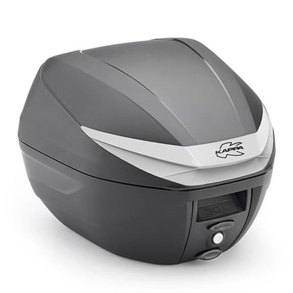 Kappa Monolock toppbox - svart/silver - 30 L