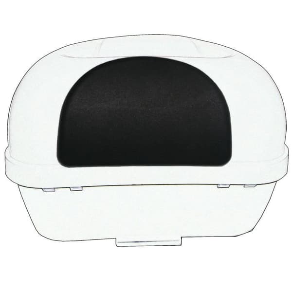 Top Case Ryggstöd - APRO - Motorcykel och skoter - Polyuretan - 21x14x4 cm - Monteringssats ingår