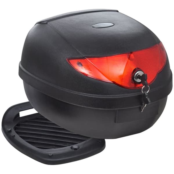 Toppbox för motorcykel, 36 L, rymmer 1 MC-hjälm