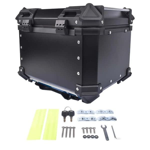Motorcykel Bagagerum, 45L Kapacitet, Aluminium Konstruktion, Anti-Drop Design