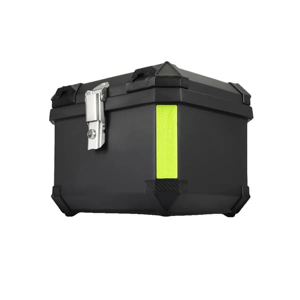 Moottoripyörän takalaatikko, 45L kapasiteetti, vedenpitävä rakenne,45L Matte Box in Finnish is "45L Matte Box".
