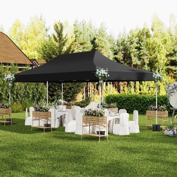 Pop Up Paviljonki, 600x300x296-316 cm, Musta