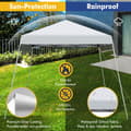Miniatyrbillede 3 af 8: Pop-up telt, 304x304x232-260 cm, Hvid