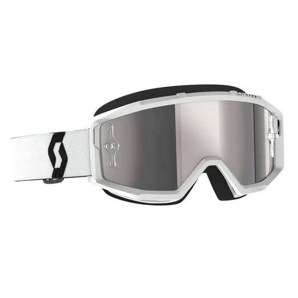 Scott Glasögon Primal Vit Silver Chrome Works/CAT 2