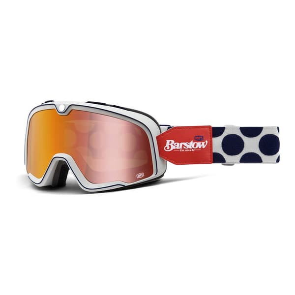 100percent Beskyttelsesbriller Barstow Transparent Flash Red