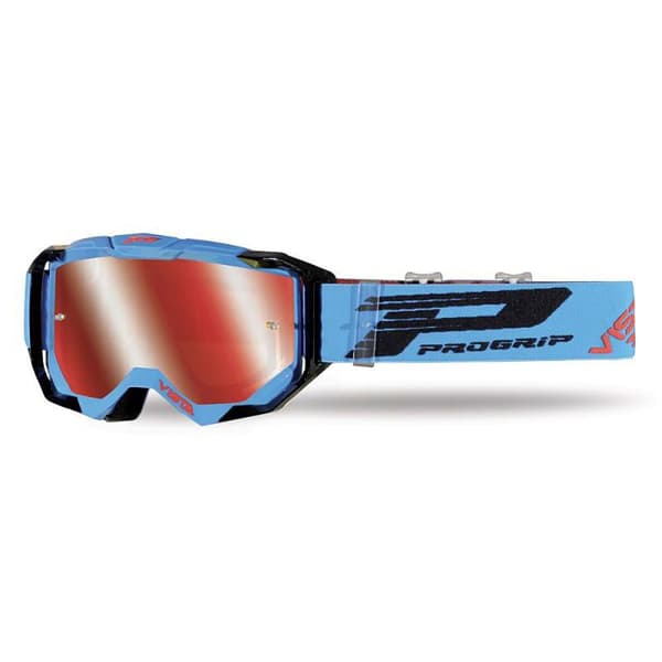 Progrip Goggles Og Tear-off 3303-248 Blå Red Mirror/CAT2