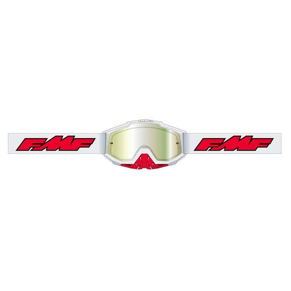 Fmf Suojalasit Powerbomb Rocket Valkoinen Mirrored Gold