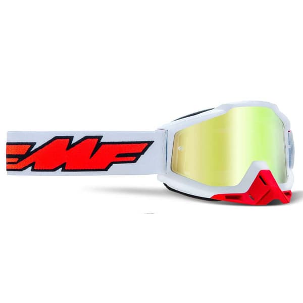 Fmf Glasögon Powerbomb Rocket Vit Mirrored Gold