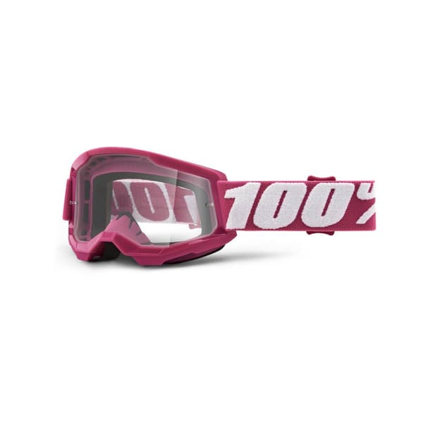 100percent Nuorisolasit Strata 2 Kirkas,Pinkki Clear/CAT0