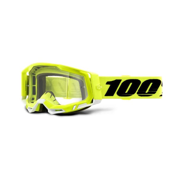100percent Suojalasit Racecraft 2 Keltainen Clear/CAT0