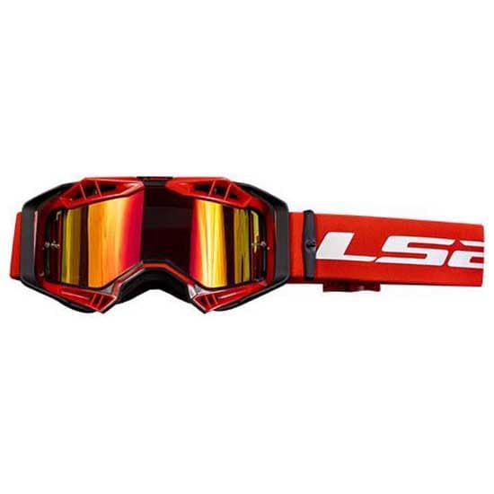 Ls2 Glasögon Aura Iridium Röd Iridium