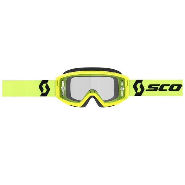 Scott Primal Clear Moottoripyörälasit Keltainen Clear Works/CAT 2
