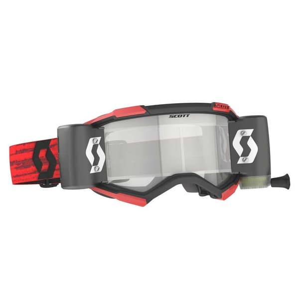 Scott Fury Wfs Off-road Briller Rød Clear Works/CAT0