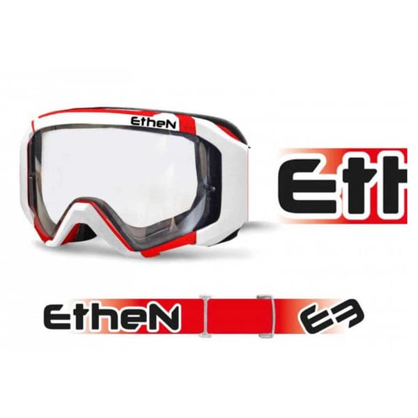 Ethen 05r Primis Off-road Briller Rød Clear/CAT1