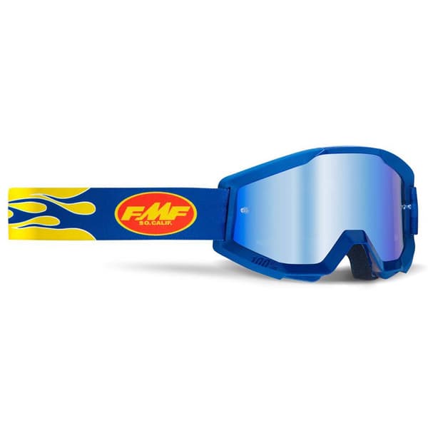 Fmf Powercore Off-road Briller Blå Mirrored