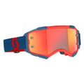 Miniatyrbillede 1 af 2: Scott Fury Off-road Briller Blå Orange Chrome Works/CAT2