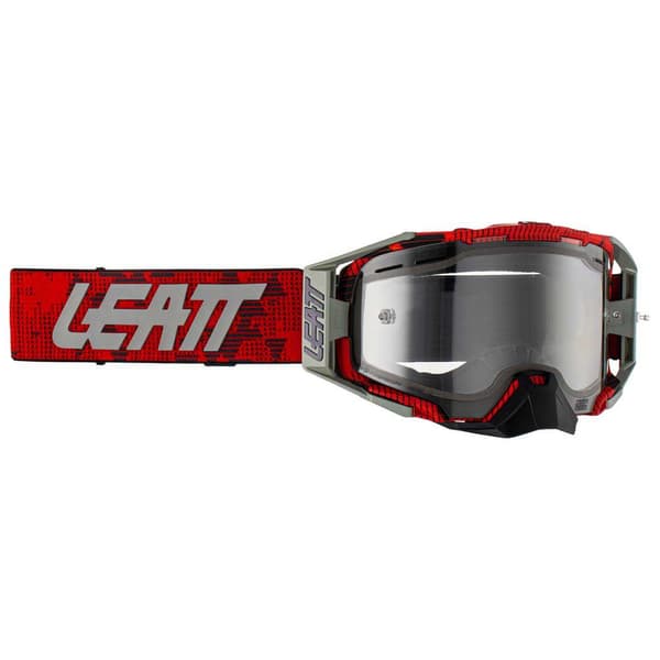 Leatt Velocity 6.5 Enduro Jw Offroad-briller Med Roll-off-system Rød Clear/CAT3