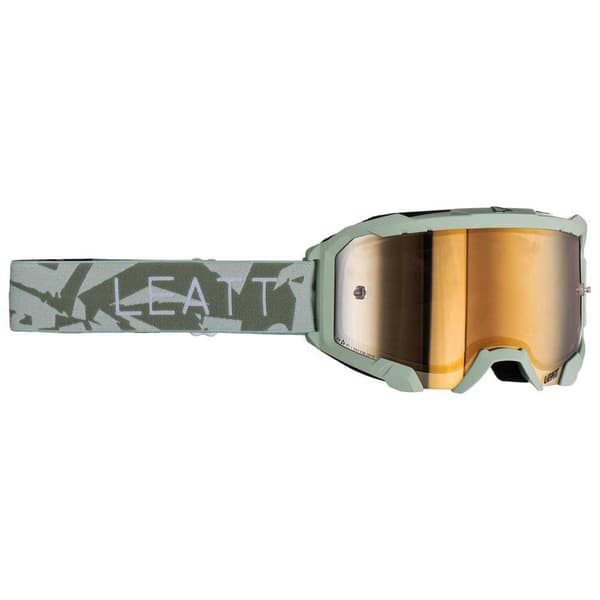Leatt Velocity 4.5 Iriz Offroad-briller Med Roll-off-system Grøn Bronze/CAT2