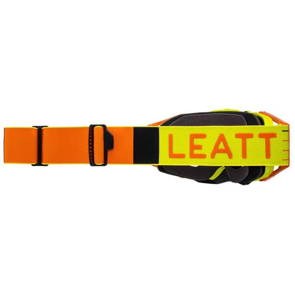 Leatt Velocity 6.5 Maastoajolasi Roll-off-järjestelmällä Keltainen Light Grey/CAT2