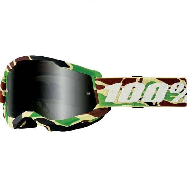 100percent Strata 2 Sand Off-road Briller Sort Dark Smoke