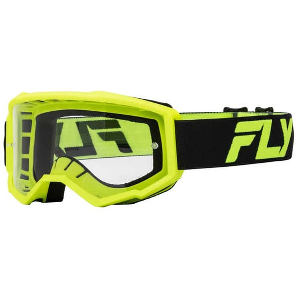 Fly Focus Off-road Briller Gul,Sort Clear/CAT0