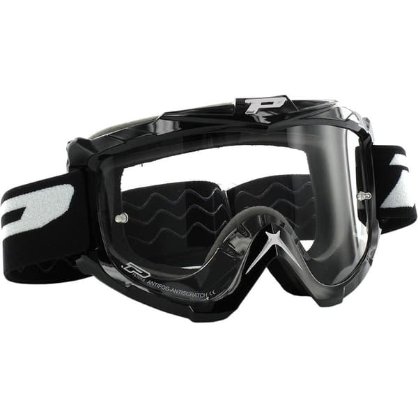 Progrip Base Line Offroad-glasögon Svart Clear