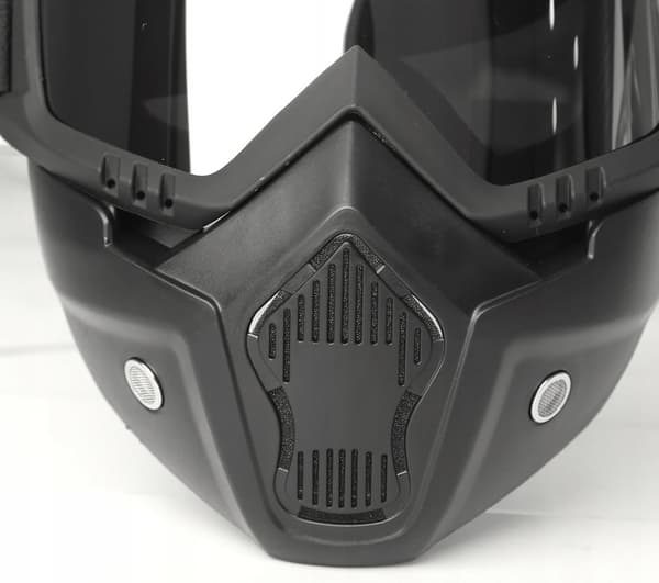 Universell ASG Motorcykel Taktisk Mask Svart