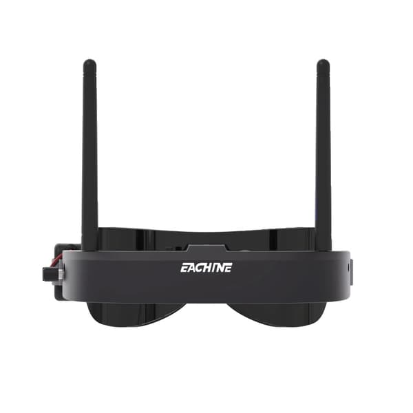 Eachine EV100 FPV-glasögon, 720x540 upplösning, dubbla antenner,Svarta glasögon endast