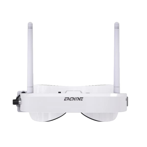 Eachine EV100 FPV-glasögon, 720x540 upplösning, dubbla antenner,Vita goggles endast