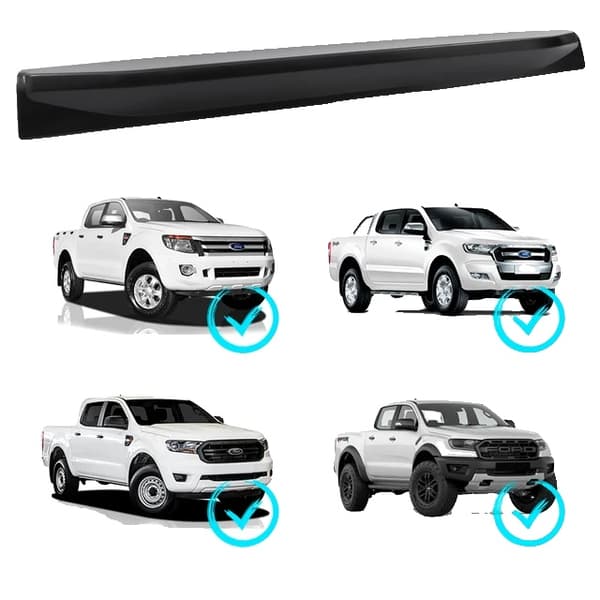 Takaluukun spoilerin peite, ABS-materiaali, yhteensopiva Ford Ranger 2012-2022 kanssa., Takaspoileri