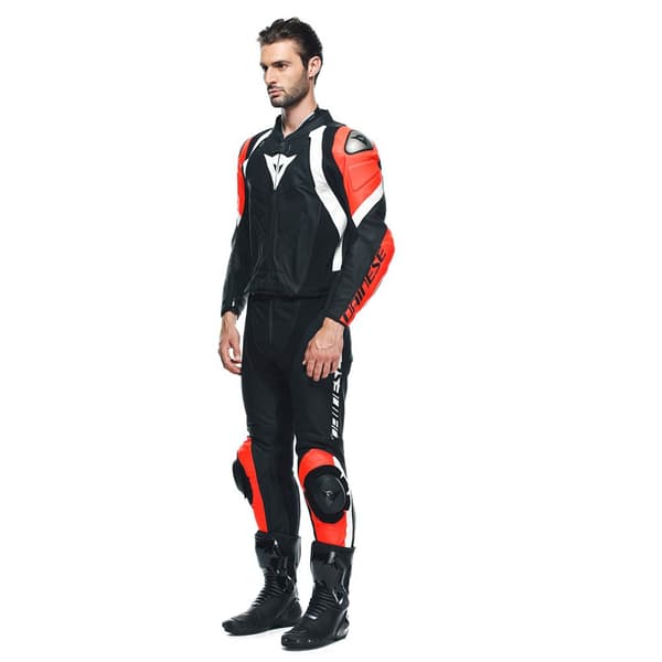 Dainese Læderdragt Avro 4 Orange,Sort 52 Mand