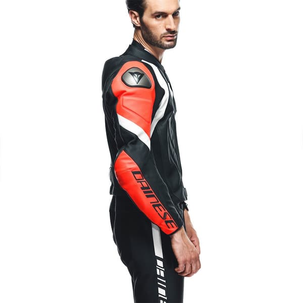 Dainese Læderdragt Avro 4 Orange,Sort 52 Mand