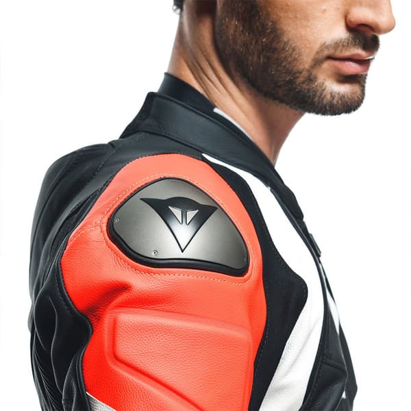 Dainese Læderdragt Avro 4 Orange,Sort 52 Mand
