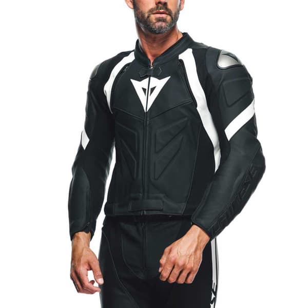 Dainese Avro 4 Läderdräkt Svart 104 / Long Man