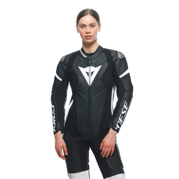 Dainese Grobnik Perforeret Læderdragt Sort 50 Kvinde