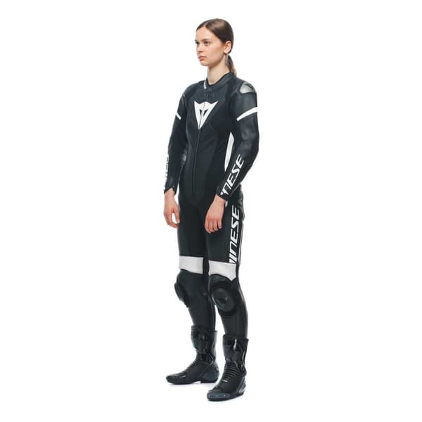 Dainese Grobnik Perforeret Læderdragt Sort 50 Kvinde