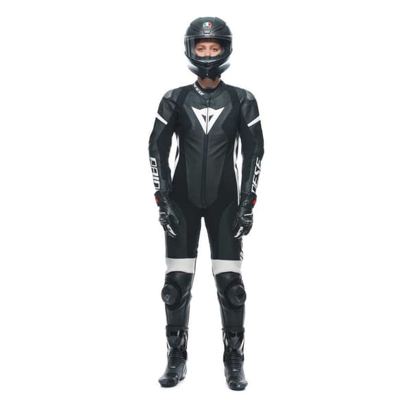 Dainese Grobnik Perforeret Læderdragt Sort 50 Kvinde