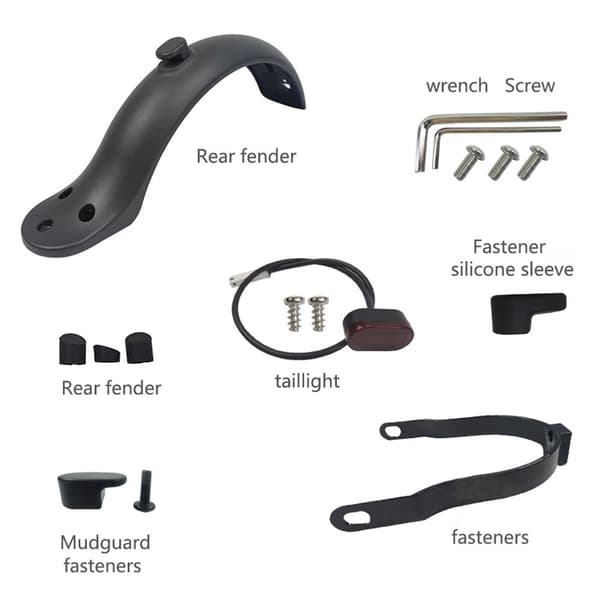 Stænkbeskyttelseskit Xiaomi M365 / Essential / 1S Scooter / Pro 2 / Xiaomi Mi Electric Scooter 3